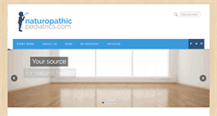 Desktop Screenshot of naturopathicpediatrics.com